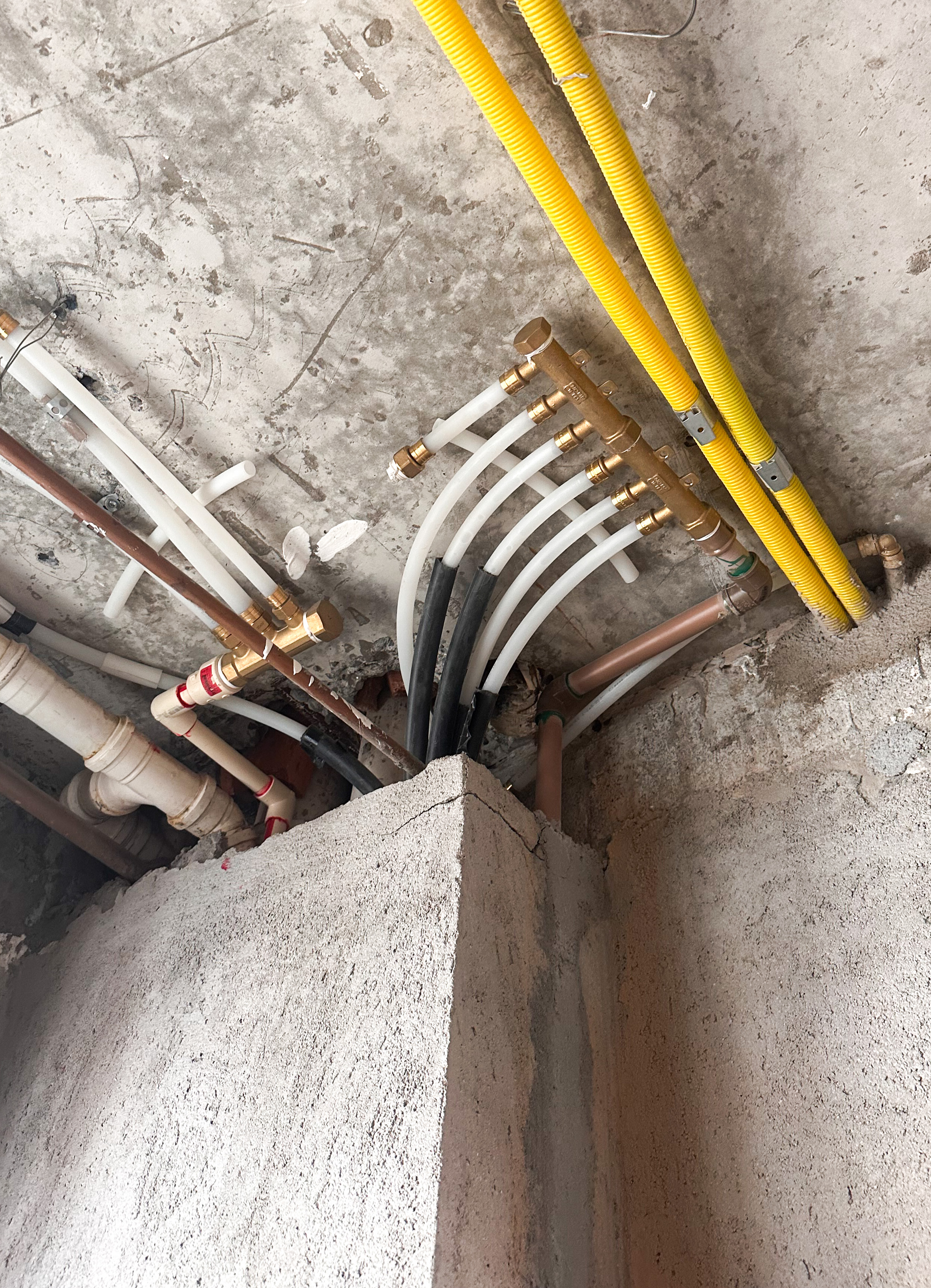 Instalação hidráulica em obra — São Caetano do Sul