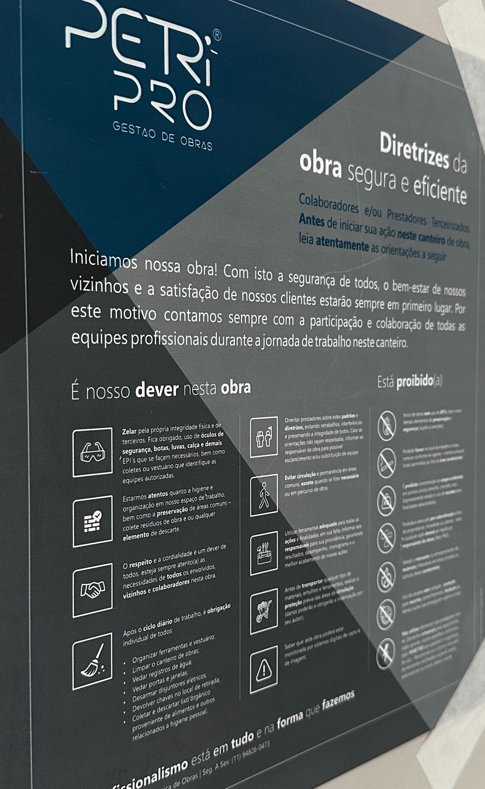 Diretrizes de gestão e segurança de obra — Santo André